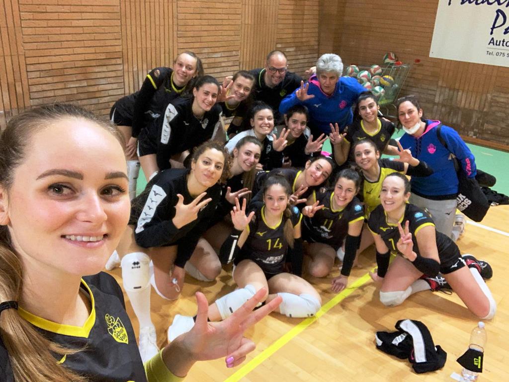 Faroplast School Volley Perugia (fine gara Siena) Arrivano tre punti nella sfida con Siena