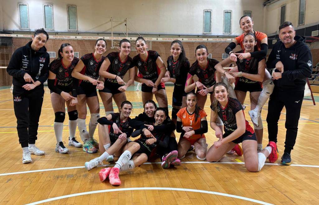 Serie C Bartoccini School Volley 2025-2026 (vittoria Spello) Ritrova il sorriso la School Volley