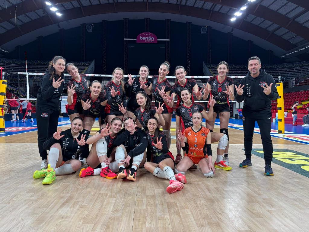 Serie C Bartoccini School Volley 2025-2026 (vittoria Umbertide) Umbertide sconfitta, continua la lotta per la vetta